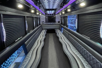 Bellevue Party Bus Interior