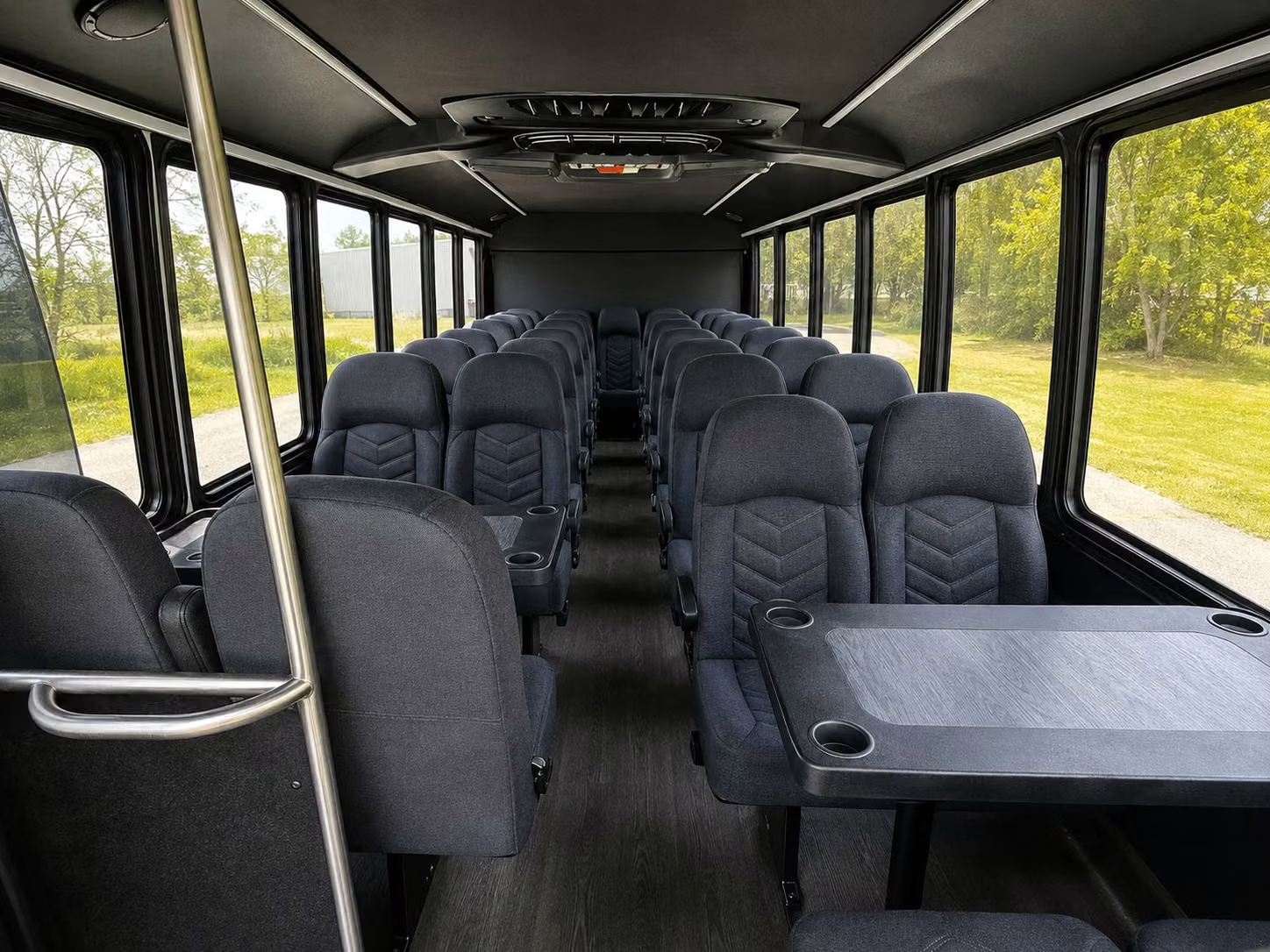 15 passenger minibus interior
