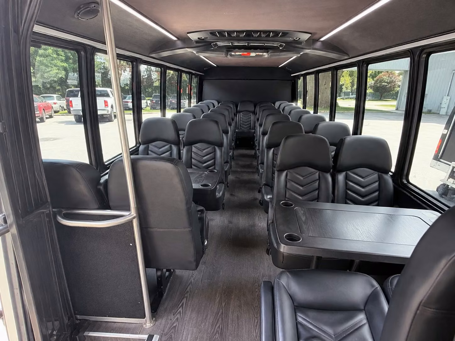 18 passenger minibus inside
