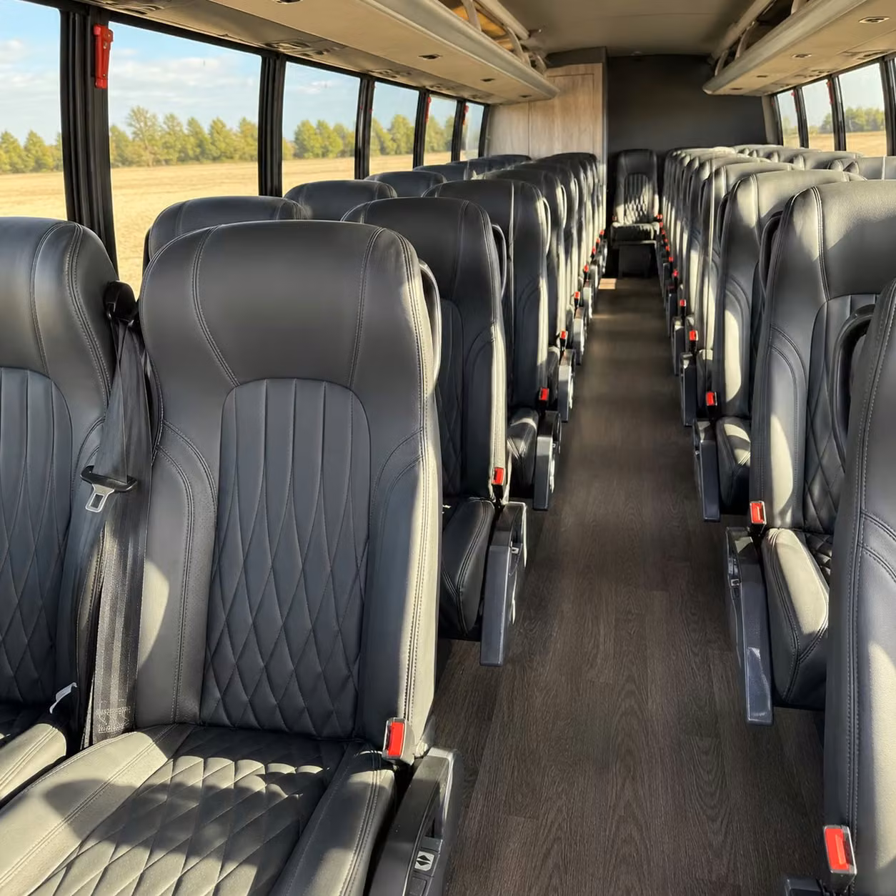 30 passenger minibus inside