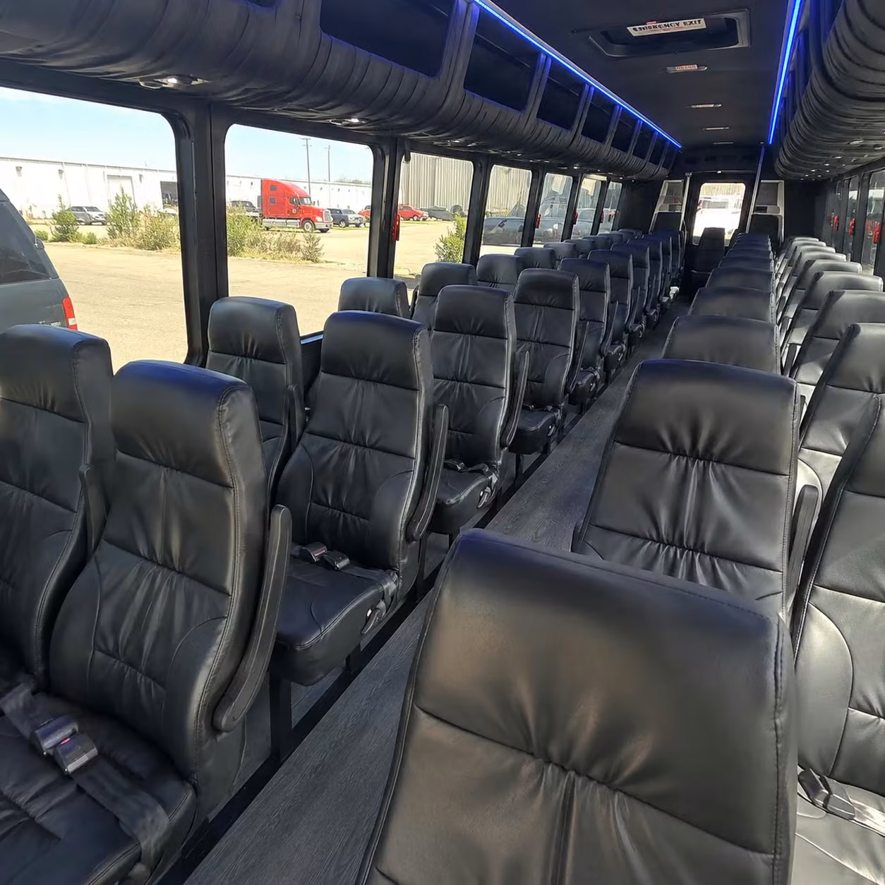 30 passenger minibus interior