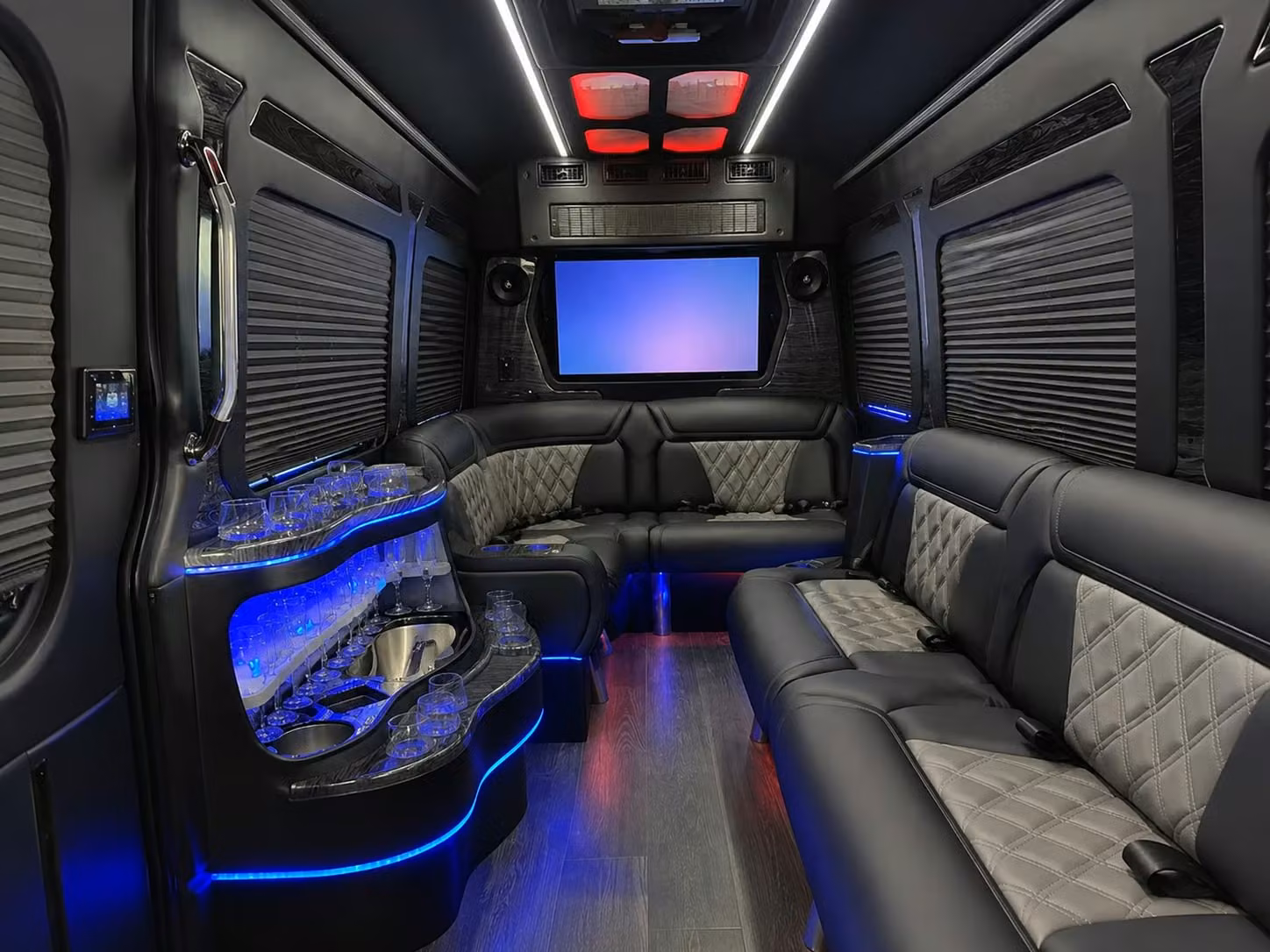 sprinter vans and minibuses for bellevue bridal party transportation